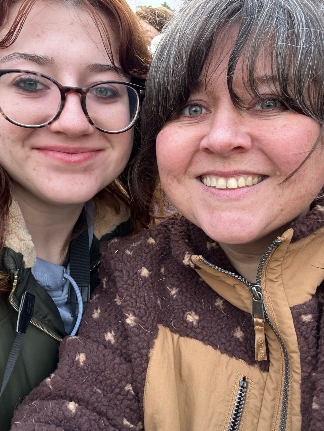 Karen Anvil (right) and her daughter Rachel