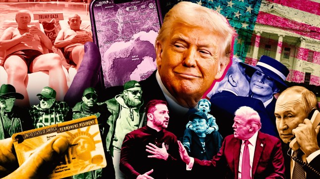 Comp highlighting some of Trump's most bizarre moments