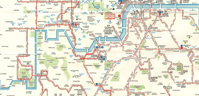 Map reveals forgotten London trolleybus network as big as the Tube