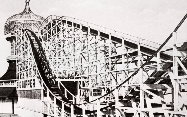 Mandatory Credit: Photo by Barry Norman/Shutterstock (229259i) The Big Dipper at Blackpool Pleasure Beach, Britain opened on 23rd Aug 1923 Roller coasters and amusement parks