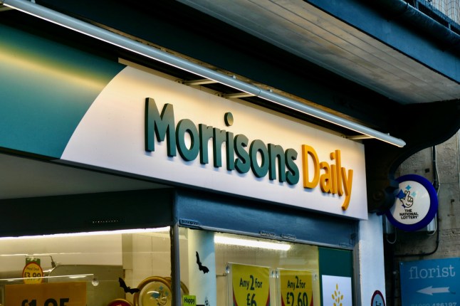 Mandatory Credit: Photo by Geoffrey Swaine/REX/Shutterstock (14161229b) Morrisons Daily have taken river the former McColls in Swanage. Daily life, Morrisons Daily take over the former McColls, Swanage, Dorset, UK - 22 Oct 2023