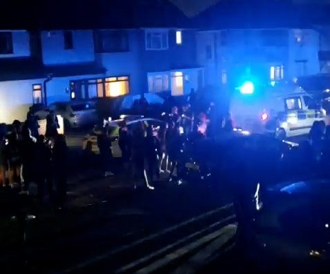 GRABS: school birthday party at primary school descends into chaos CREDIT: MailOnline