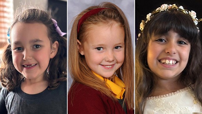 Undated handout file photos issued by Merseyside Police of (left to right) Bebe King, Elsie Dot Stancombe and Alice da Silva Aguiar. The 18-year-old accused of killing three girls in a knife attack at a Southport dance class is due to go on trial. Axel Rudakubana, of Banks, Lancashire, will stand trial at Liverpool Crown Court charged with the murders of Alice, nine, Bebe, six, and Elsie Dot Stancombe, seven, who died following the attack at a Taylor Swift-themed dance class at The Hart Space shortly before midday on July 29. Issue date: Monday January 20, 2025. PA Photo. See PA story COURTS Southport. Photo credit should read: Merseyside Police/PA Wire NOTE TO EDITORS: This handout photo may only be used in for editorial reporting purposes for the contemporaneous illustration of events, things or the people in the image or facts mentioned in the caption. Reuse of the picture may require further permission from the copyright holder.