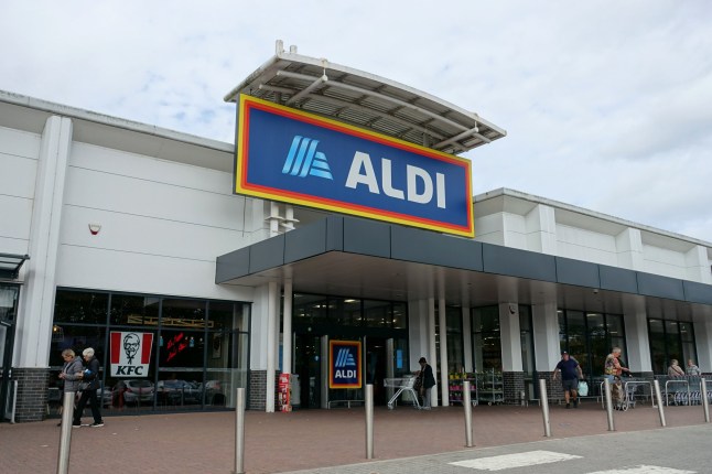 Watford, Hertfordshire, England, UK - October 4th 2023: Aldi store, Century Retail Park, Watford