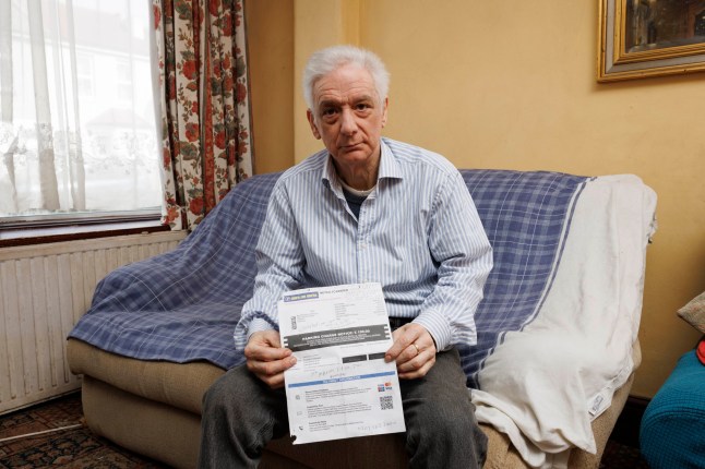 Maurizio was fined for parking at a Sainsbury???s whilst he was at a funeral. Image shot on 20th Mar 2025. ?? Belinda Jiao jiao.bilin@gmail.com 07598931257 https://www.belindajiao.com/about