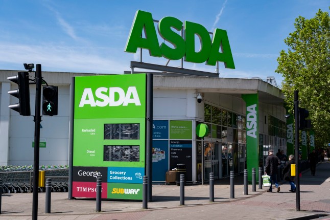 Asda supermarket chain on Old Kent Road showing the price of petrol and diesel on 8th May 2024 in London, England, United Kingdom. Asda Stores Ltd. is a British supermarket retailer, headquartered in West Yorkshire. The company was founded in 1949 and was listed on the London Stock Exchange until 1999 when it was acquired by the American retail giant Walmart for ??6.7 billion. Asda was the second-largest supermarket chain in Britain between 2003 and 2014 by market share, at which point it fell into third place. Since April 2019, it has regained its second-place position. (photo by Mike Kemp/In Pictures via Getty Images)