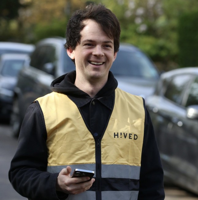 Hived delivery driver Kevin Smith smiling.