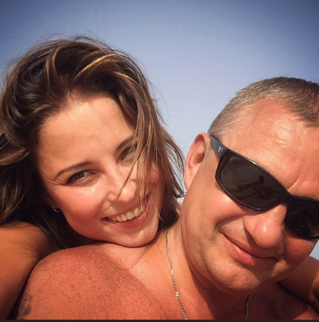 US-Russian ballerina, Ksenia Karelina, 33, branded an 'American spy???, convicted of paying $51.80 [??40.76] and sentenced to 12 years in a hellhole Putin prison, as freed today in an exchange in Abu Dhabi.??? Here Ksenia is pictured with her father Pavel