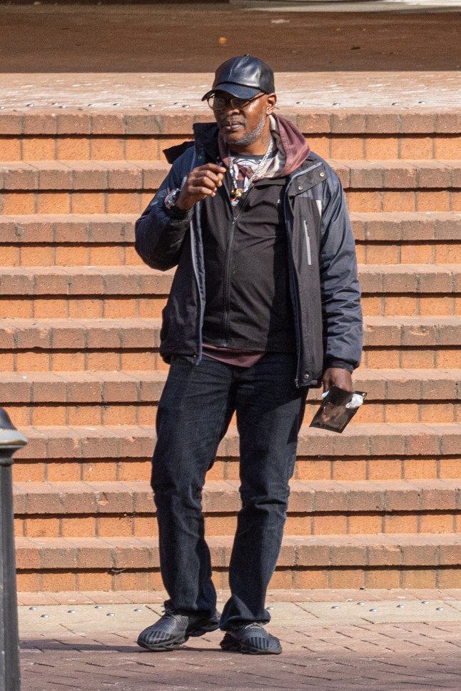 Joel Bapaga leaves Birmingham Crown Court.