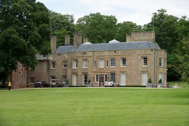 Picture supplied by Bav Media 07976 880732. Picture shows Horseheath Lodge,the home of lottery winner Adrian Bayford in Cambridgeshire which has been for sale for three years. Lottery winner Adrian Bayford?s 6.5 million Cambridgeshire estate is looking dilapidated THREE YEARS after he put it on the market. Aerial photos of his Grade II listed Georgian manor house show the extensive stable blocks are looking run-down, with weeds growing in the stable yard. The 49-year-old, who scooped a ?148 million EuroMillions win in 2012, is still struggling to sell Horseheath Lodge, which is set in rolling countryside near Linton on the border with Suffolk and Essex. He had an offer for the mansion last year but it hasn?t worked out and it is now back on the market. Bayford bought the mansion, which has seven bedrooms and three reception rooms, nine years ago. SEE COPY CATCHLINE Bayford Lotto winner dilapidated mansion still on market
