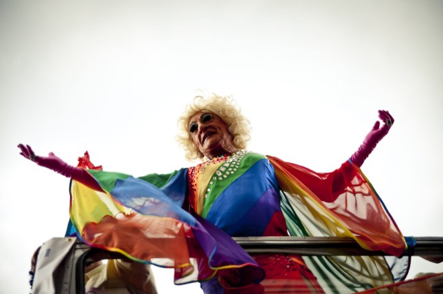 Mandatory Credit: Photo by Dosfotos/Shutterstock (8609606cf) Festival, Gay Scene, London, London Pride, Maisie Trollette, Pride, Pride London 2011, Street Party, celebration, gay, gay event, party London Pride, London, UK, 02/07/2011