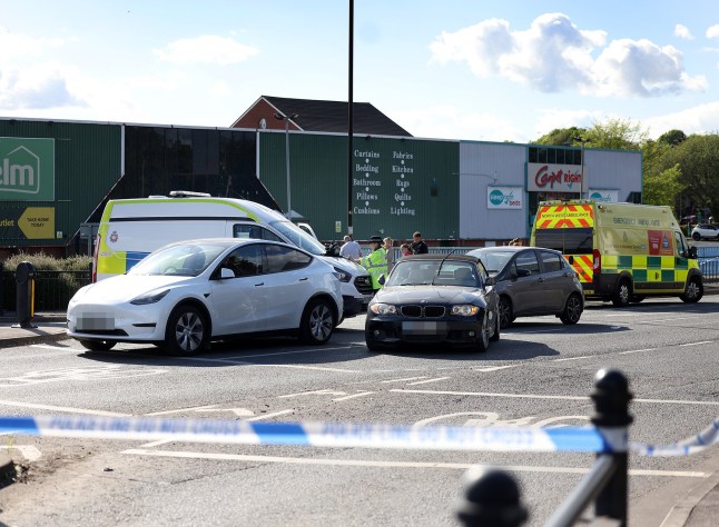 Police scene on Whitworth Rd , Rochdale . 3 May 2025