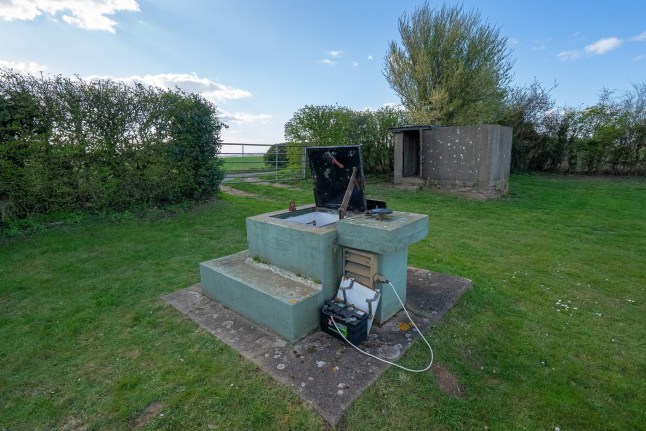 Cold War bunker at Dersingham. Photo released May 2 2025. Take a look inside a rare Cold War bunker hidden in the countryside which is now on the market for just ??20k.The Dersingham???s Cold War-era ROC post was once part of a huge network of observation posts up and down the country.It was built in 1957 as part of an early warning system to detect impending nuclear attack and calculate its fallout.The remarkable remnant of history will be auctioned for a guide price of ??20k on May 8.