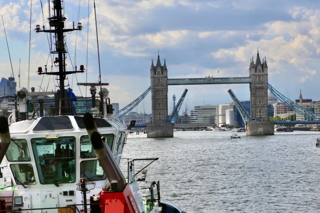 Inside the UK?s ?Fighting Clan? warship on historic trip to London