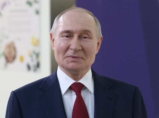 SIRIUS, RUSSIA - MAY 19: (RUSSIA OUT) Russian President Vladimir Putin makes a statement after his telephone call with U.S. President Donald Trump at the Sirius Education Center For Talented Children, on May 19, 2025 in Sirius, Russia. Putin visited the Sirius Center, created in 2015 at the territory of former Black Sea Resort of Sochi. (Photo by Contributor/Getty Images)