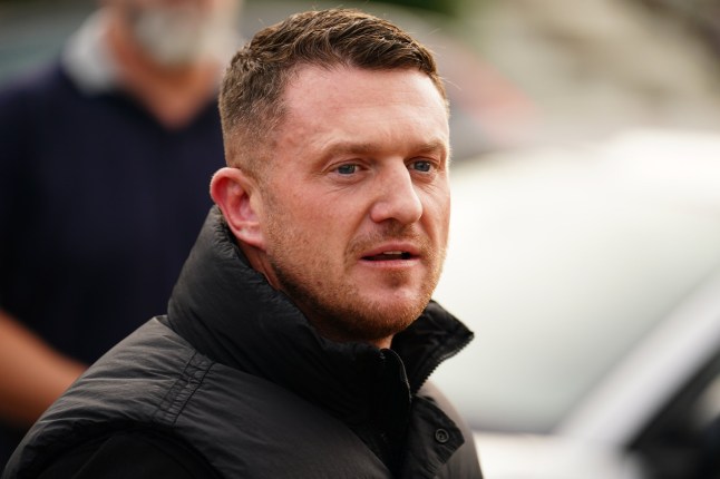 Tommy Robinson before prison.