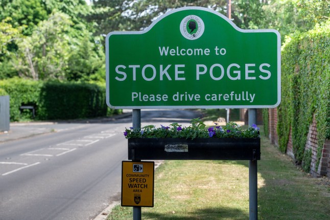 Mandatory Credit: Photo by Shutterstock (15318921c) A road sign for Stoke Poges. A Thames Valley Police (TVP) officer has reportedly sustained life threatening injuries whilst on duty in a serious injury road traffic incident. It occurred at 10.20pm on 22 May 2025 on the B416 Bells Hill between Decies Way and Rogers Lane in Stoke Poges, Buckinghamshire. TVP have since made three arrests in connection with the incident. A 28-year-old man from nearby Slough, Berkshire has been arrested on suspicion of attempted murder and causing serious injury by dangerous driving, and a 43-year-old man, also from Slough, has been arrested on suspicion of assisting an offender and perverting the course of justice. A 38-year-old man has also been arrested and remains in police custody on suspicion of attempted murder and causing serious injury by dangerous driving. The B416 has now reopened following a police investigation at the scene of the incident. It is unknown whether the tyre marks and paint markings on the B416 near Decies Way are in connection with the incident. The injured officers' loved ones and colleagues are being supported at this extremely difficult time Thames Valley Police Officer Sustains Life Threatening Injuries, Arrests Made, Stoke Poges, Buckinghamshire, UK - 25 May 2025
