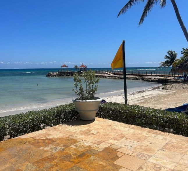 Rose Hall beach in Montego Bay, Jamaica.