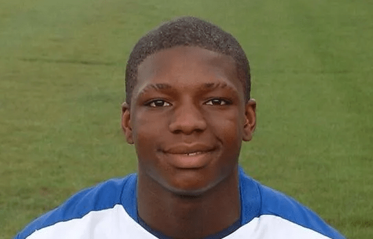 Kiyan Prince who was stabbed to death in 2906 in QPR football kit