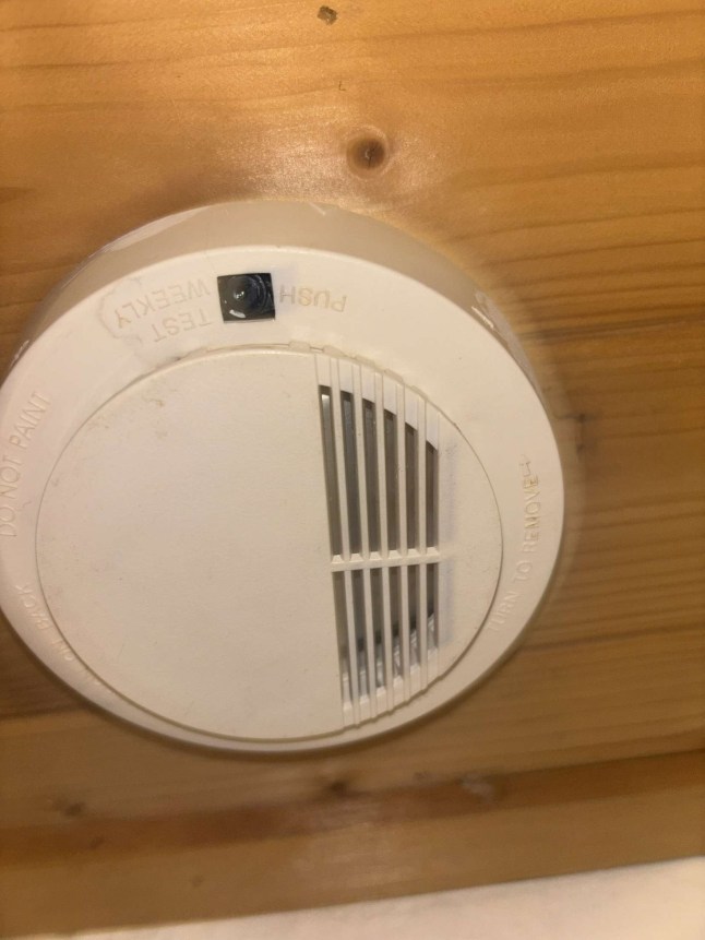 The device found in the downstairs bathroom of the property