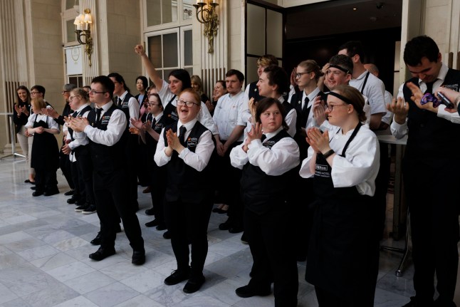 Lunch reception to mark the 10th year anniversary of the partnership between Hilton and Aurora Foxes held at the Waldorf Hilton hotel this afternoon. Image shot on 16th June 2025. ?? Belinda Jiao jiao.bilin@gmail.com 07598931257 https://www.belindajiao.com/about