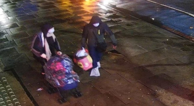 BEST QUALITY AVAILABLE Handout file photo issued by the Metropolitan Police of a CCTV image dated 07/01/23 of Mark Gordon and Constance Marten on Whitechapel Road in London. An urgent search operation is underway to find the missing baby of aristocrat Constance Marten, who has not had any medical attention since birth in early January. Ms Marten and her partner Mark Gordon are in police custody after being arrested in Brighton. Issue date: Tuesday February 28, 2023. PA Photo. The pair had been travelling around the UK by taxi since their car was found burning on the M61 in Bolton, Greater Manchester, on January 5. See PA story POLICE BoltonTimeline. Photo credit should read: Metropolitan Police/PA Wire NOTE TO EDITORS: This handout photo may only be used in for editorial reporting purposes for the contemporaneous illustration of events, things or the people in the image or facts mentioned in the caption. Reuse of the picture may require further permission from the copyright holder.