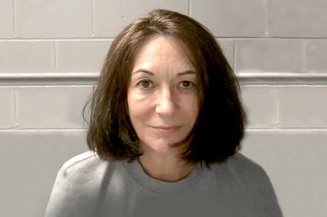Ghislaine Maxwell in a mugshot