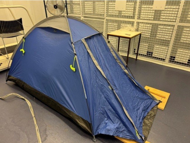 Undated handout photo issued by Metropolitan Police of a tent used by Constance Marten and Mark Gordon. Aristocrat Constance Marten and her partner Mark Gordon have been found guilty at the Old Bailey of the manslaughter of their newborn baby. Issue date: Thursday April 17, 2025. PA Photo. Photo credit should read: Metropolitan Police/PA Wire NOTE TO EDITORS: This handout photo may only be used for editorial reporting purposes for the contemporaneous illustration of events, things or the people in the image or facts mentioned in the caption. Reuse of the picture may require further permission from the copyright holder.