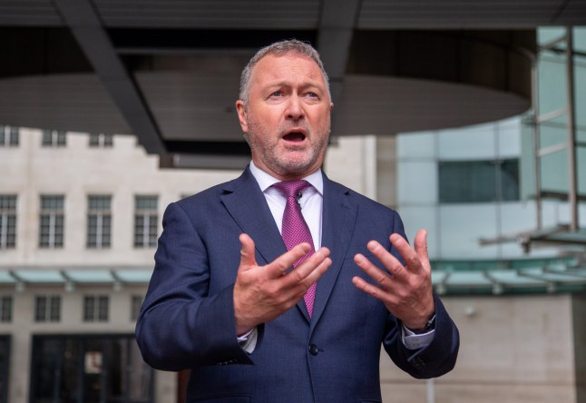 Mandatory Credit: Photo by Tayfun Salci/ZUMA Press Wire/Shutterstock (15407504s) Environment Secretary STEVE REED is seen outside BBC after appearing on Sunday With Laura Kuenssberg. Steve Reed On Sunday With Laura Kuenssberg., London, England, United Kingdom - 20 Jul 2025