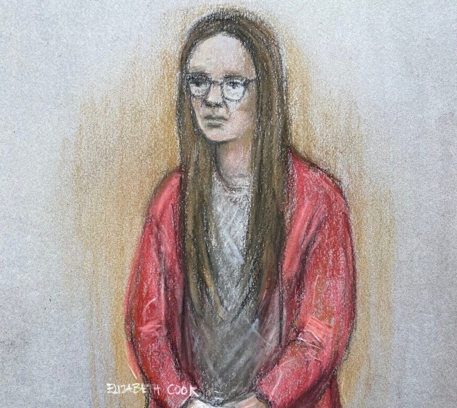 Alice Mackey court sketch.
