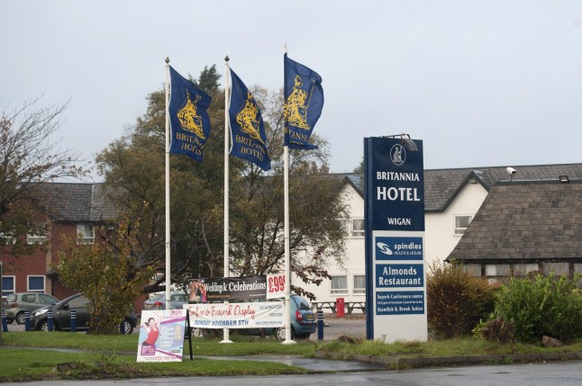 Pictured is the Britannia Hotel in Wigan where Okbazge was living. Ablolom Okbazge an illegal immigrant who raped a drunken woman during a night out after he was put up in a hotel at the taxpayer's expense following his arrival in the UK was jailed for nine years. Disclaimer: While Cavendish Press (Manchester) Ltd uses its' best endeavours to establish the copyright and authenticity of all pictures supplied, it accepts no liability for any damage, loss or legal action caused by the use of images supplied. The publication of images is solely at your discretion. For terms and conditions see http://www.cavendish-press.co.uk/pages/terms-and-conditions.aspx