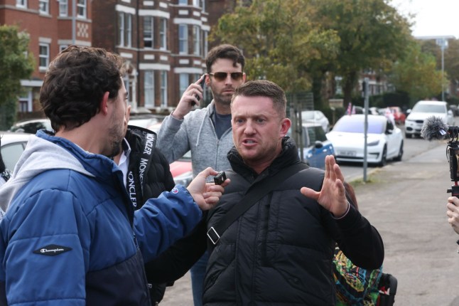 He was arrested on suspicion of GBH (Grievous Bodily Harm) and will now be taken to custody for questioning. Footage emerged earlier this week showing Robinson, 42, walking back and forth by the motionless man on the floor. In the footage on Monday, Robinson can be heard shouting ‘he’s come at me’ and ‘you saw him come at me’. Although he was filmed shouting nearby to the unconscious man, it is not known how the man ended up on the floor motionless. British Transport Police (BTP) said on Monday that the man had been taken to hospital with ‘serious but non-life-threatening injuries’. According to witnesses, emergency services performed CPR on a man who appeared to be unconscious on the floor. A medical curtain was pulled up around the top of the escalators to platform B where a pool of blood had formed. Forensic officers were also seen scouring the area and taking DNA samples from the handrail down to the platform. The police force confirmed that he has now been discharged from hospital.