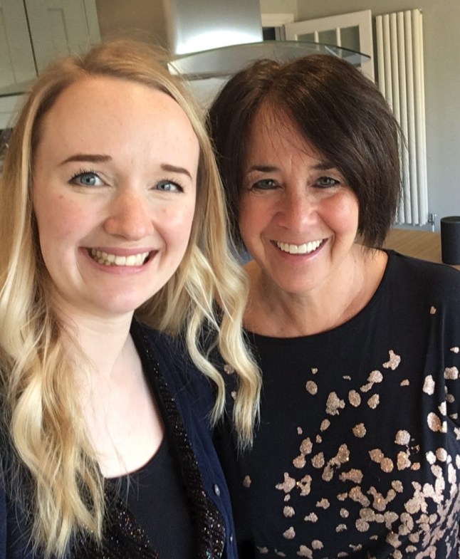 Jessica and Andrea Brady smiling together