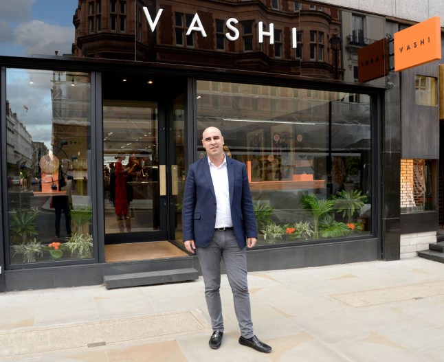 Mandatory Credit: Photo by Richard Young/Shutterstock (9655869c) Vashi Dominguez Vashi Mayfair Store VIP relaunch, London, UK - 01 May 2018