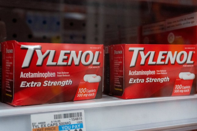 Tylenol is displayed for sale at a pharmacy in New York City, New York, U.S., September 5, 2025. REUTERS/Kylie Cooper