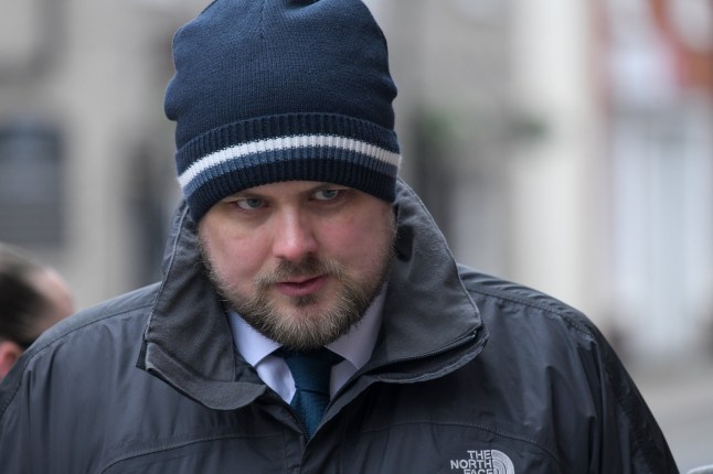 Pictured: DURING THE INQUEST HEARING: Ryan Mason, a key witness in the Gunner Jaysley Beck inquest, at Salisbury and Swindon Coroners Court, Salisbury, Wilts. A former Army sergeant major has pleaded guilty to sexually assaulting a teenage female soldier who took her own life after being left terrified by the incident. Royal Artillery Gunner Jaysley Beck, who was 19, was found dead in her barracks at Larkhill in Wiltshire on 15 December 2021. She had filed a complaint against Battery Sergeant Major Michael Webber after he pinned her down and tried to kiss her at a work social event. Please byline: Simon Czapp/Solent News ?? Simon Czapp/Solent News & Photo Agency UK +44 (0) 2380 458800
