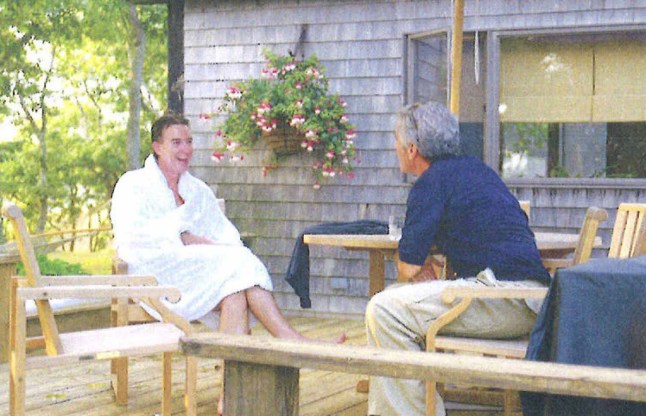 15079609 Peter Mandelson called Jeffrey Epstein his 'best pal' in birthday message as photo of himself in a bathrobe with the paedophile billionaire is released