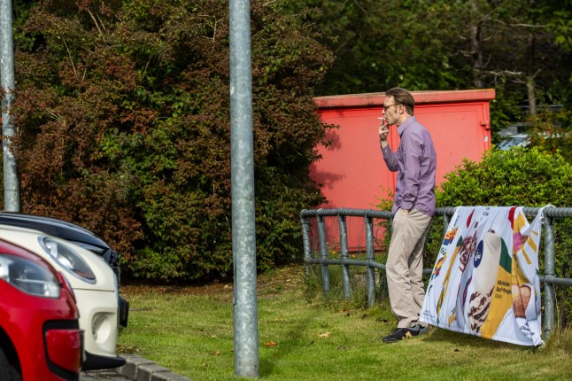17.09.2025 // EXKLUSIV: Hier isst der gerade aus der JVA entlassene Straft??ter Christian Br??ckner bei McDonalds in Buchholz in der Nordheide // Foto: Markus Hibbeler / P-Tag: 2025-09-17 / Christian Brueckner