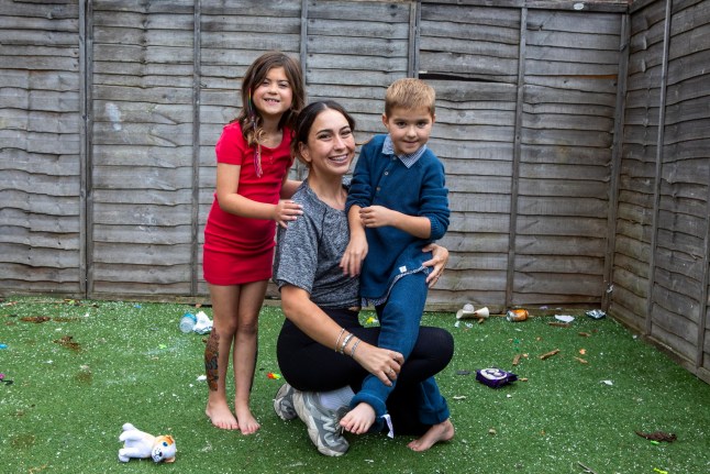 Six-year-old, Steven who has been diagnosed with severe autism and pica, an unusual eating disorder which sparks cravings for inedible objects. With mum Leigh and nine-year-old sister Isla-Mae. A desperate mum has dubbed her son 'Wreck it Ralph' and is pleading for help with his rare condition which sees him destroying the house and eating his bedroom walls. Leigh Murphy, 29, has to constantly monitor her six-year-old, Steven, to stop him munching on potentially dangerous items around the house. The youngster was diagnosed with severe autism and suffers from unusual eating disorder pica - which sparks cravings for inedible objects - just four months ago. Steven eats sand, mud and his bedroom walls - even exposing electrical wires. Photo released 21/09/2025