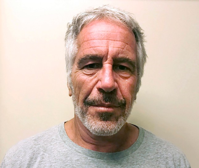 FILE - This March 28, 2017, file photo, provided by the New York State Sex Offender Registry, shows Jeffrey Epstein. British socialite Ghislaine Maxwell was arrested by the FBI on Thursday, July 2, 2020, on charges she helped procure underage sex partners for the financier. (New York State Sex Offender Registry via AP, File)