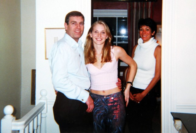 Virginia Roberts photographed with Prince Andrew and Ghislaine Maxwell in early 2001. Collect picture from Virginia Roberts. Court affidavit photo: (L) Virgina Roberts aged 17 at Ghislaine Maxwell's townhouse in London. The photo was developed in March 13, 2001 when she was 17. Miss Roberts has filed a legal case against (L) Prince Andrew, (R) Ghislaine Maxwell and Jeffrey Epstein. Miss Roberts now 31, has filed a criminal lawsuit in Florida claiming that she had under-aged sex with Prince Andrew and Billionaire Jeffrey Epstein