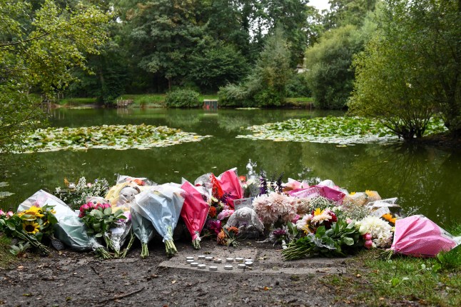 Pictured: FLASHBACK TO 2023: Flowers and tributes laid out by the pond in Kingsley Common, Bordon, Hants. The father of a toddler who died after being found in a village pond today paid tribute to his 'shining star'. Two year old Annabel Mackey had a 'pure and caring nature' and was missed by family and friends, he said. The little girl was reported missing from her home in the Hampshire village of Kingsley on the 10th September 2023. She was discovered lying in a pond half a mile away from her ??600,000 family home. SEE OUR COPY FOR DETAILS. Please byline: Ollie Thompson/Solent News ?? Ollie Thompson/Solent News & Photo Agency UK +44 (0) 2380 458800