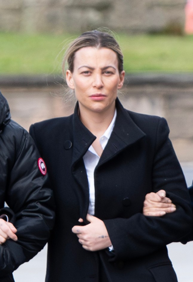 ** DM NEWS HOLD ** 12/03/2025. Laura McPherson arrives at Derby Crown Court today (Wednesday, March 12) in relation to cancer fraud charges. See copy by Claire Duffin/rRss Slater. DO NOT BYLINE PHOTOGRAPHER. Commission for The Daily Mail.