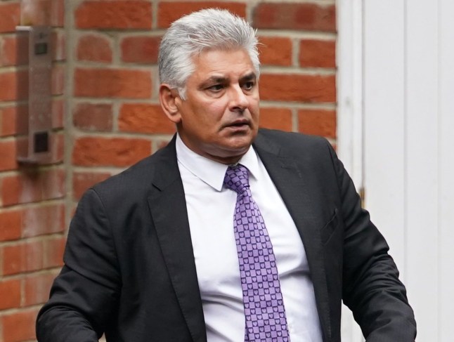 Dr Faramarz Shemirani, outside Oakwood House in Maidstone, Kent, for the inquest into the death of his daughter Paloma Shemirani.