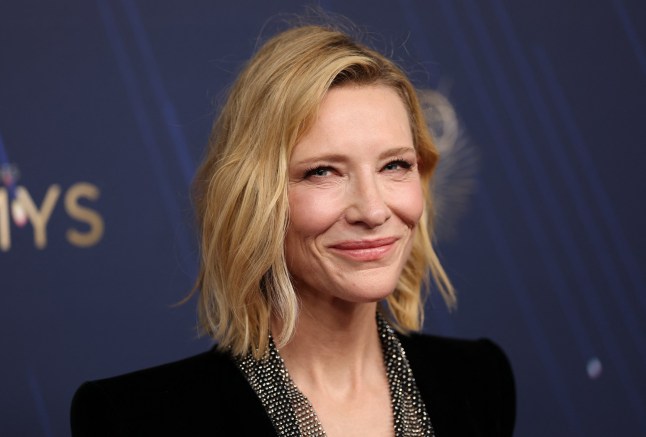 Australian actress Cate Blanchett arrives for the 77th Primetime Emmy Awards at the Peacock Theatre at LA Live in Los Angeles on September 14, 2025. (Photo by Patrick T. Fallon / AFP) / RESTRICTED TO EDITORIAL USE (Photo by PATRICK T. FALLON/AFP via Getty Images)