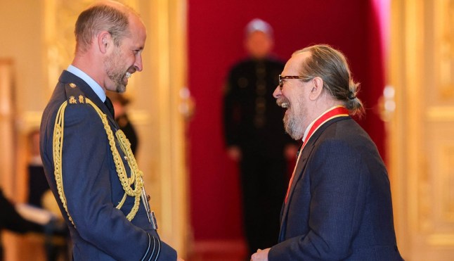 British actor, Sir Gary Oldman receives a knighthood from the Prince of Wales at Windsor Castle, recognising services to drama. Picture by Andrew Parsons / Kensington Palace