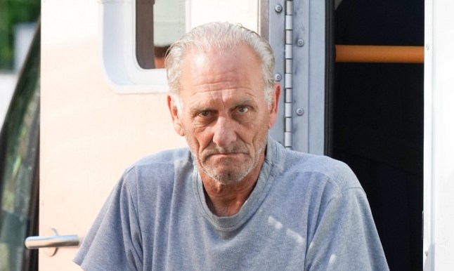 SECURITY GUARDS CONFIRMED ID TO ME 64 year old Derek Martin arrives at lewes Crown Court today 14/6/23 charged with the killing of 33-year-old Josh Bashford and a 30-year-old Chloe Bashford were discovered at a house in Lewes Road , Newhaven, Friday Night 9/6/23