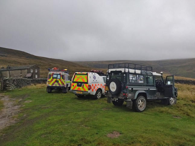For 36 hours over one hundred volunteers were involved in a difficult rescue of three cavers from Dowber Gill passage (Picture: Upper Wharfedale Fell Rescue Association)