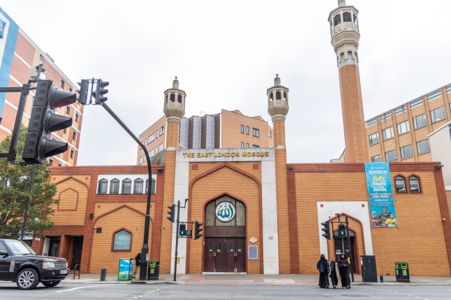 The East London Mosque Trust on Whitechapel Road (Picture: London News Pictures)