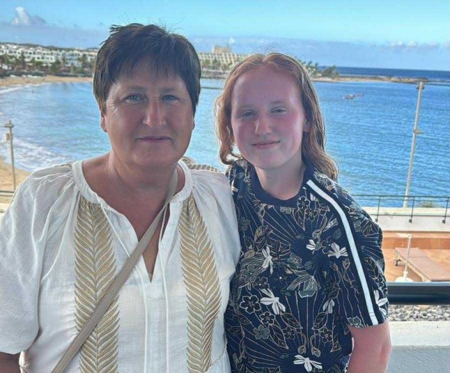 Asda worker Charlotte Stone with her mum Helen